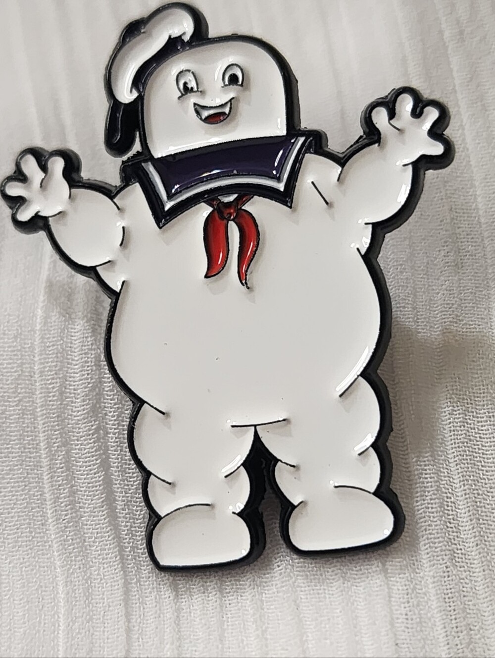 ✨ "Stay Puft" Ghostbusters Marshmallow Man Enamel Pin ✨